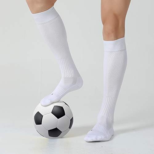 CS CELERSPORT 2/3 Pack Soccer Softball Baseball Socks for Youth Kids Adult Multi-Sport Compression Knee High Socks