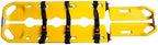 LINE2design Scoop Stretcher - EMS Medical Folding Stretcher 400lb Load Capacity Emergency Portable Travel Size Patient Transport Adjustable Lightweight Immobilization Board - Yellow