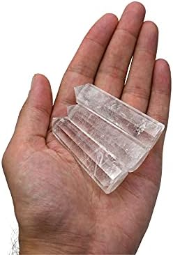 Amazing Gemstone Clear Quartz Crystal Towers ~ Natural Healing Crystal Point Obelisk for Reiki Healing and Crystal Grid (2" to 3" INCH)