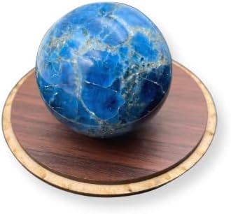 Wholesale Gem Shop Natural Apatite Quartz 40-45 mm Ball Sphere Gemstone A+ Hand Carved Crystal Altar Healing Devotional Focus Spiritual Chakra Cleansing Metaphysical Gift for Men Women