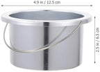 ARTIBETTER 2pcs Aluminum Wax Pot Candle Making Pot Hair Removal Wax Melting Container