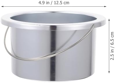 ARTIBETTER 2pcs Aluminum Wax Pot Candle Making Pot Hair Removal Wax Melting Container