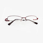 Computer Reading Glasses Mens Womens Half Rim +2.00 Red Radiation Protection Readers