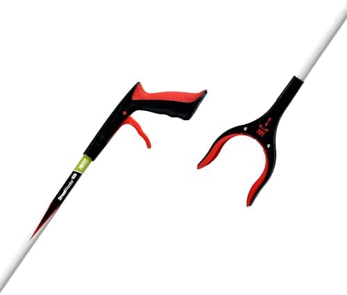 Streetmaster PRO Extended Length Litter Picker 37”/93cm. Long Trash Picker for Adults. Multi Use Pick Up Grabber with Rotating Head, Easy Grip Lightweight Grabber for Rubbish