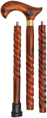 36-Inch Wooden Walking Cane for Seniors – Ergonomic Grip, Lightweight Mobility Stick with Rubber Tip for Stability & Balance, Men & Women for Gift”
