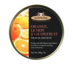Simpkins Orange Lemon Grapefruit Drops 200g Pack of 1