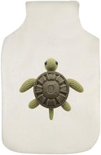 Azeeda 'Knitted Style Turtle' Hot Water Bottle Cover (HW00049297)