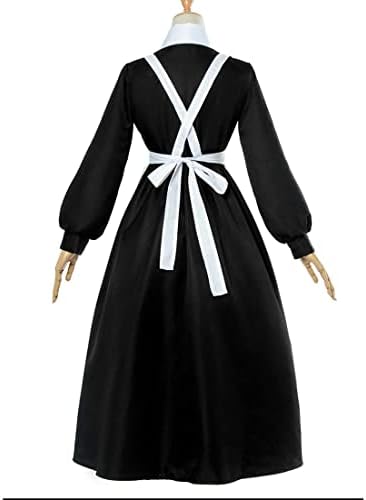 DUNHAO COS Anime Women's The Promised Neverland Isabella Krone Cosplay Maid Dress Costume