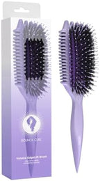 Bounce Curl EdgeLift Brush Duo - Includes Purple Volume & Pink Define EdgeLift Brushes for Volumized and Defined Curls