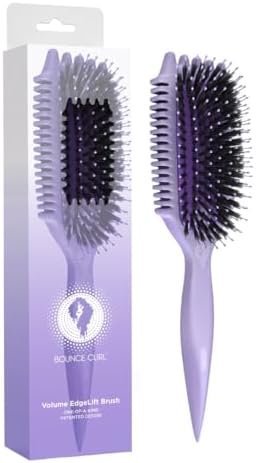 Bounce Curl EdgeLift Brush Duo - Includes Purple Volume & Pink Define EdgeLift Brushes for Volumized and Defined Curls
