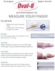 3-Point Products Oval-8 Finger Splint Size 8 (1 Splint)