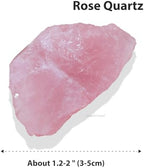 Apengshi Rose Quartz Raw Crystals 2PCS Natural Rough Rocks Healing Crystal and Stones DIY Raw Stones Meditation Fountain Garden Home Decor
