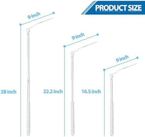 KEUYE Replacement Handles Compatible with Swiffer Duster Refill, Extended Handle, Adjustable Length Handles only (1pcs)