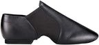 Linodes Unisex Leather Upper Jazz Shoe Slip-on for Women and Men's Dance Shoes
