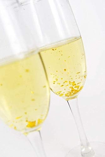 Barnabas Blattgold Gold Leaf for Drinks – Edible Gold Flakes for Food (Drinks) 1 Pack
