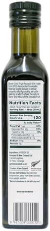 Grove Extra Virgin Avocado Oil - Plant Based, Vegan, Gluten Free, 100% Natural, Cold Pressed, High Smoke Point, 16 Whole Avocados in Every Bottle (8.4oz, 250ml)