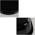 3-PACK 16 Quart Plastic Wash Basin/Dish Pan Tub, Black