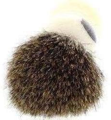 Vulfix 1000A Pure Badger Shaving Brush, Faux Ivory