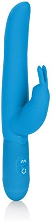 CalExotics Bounding Bunny - Waterproof Rabbit Vibrator Toy for Couples - Adult Sex Clitoral G Spot Massager – Blue