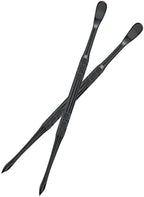 Suiwotin 3PCS Wax Carving Tools, Stainless Steel Wax Tool Carving Tool Kit, Double-Headed Sculpting Tool Spoon, Black