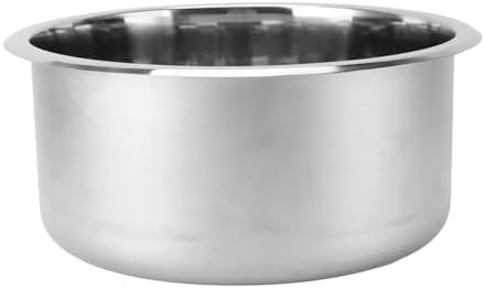 12 Inch Single Bowl Bar Sink Polished Stainless Steel Round Kitchen Sink with 40mm Drain Hole for Boat Caravan RV