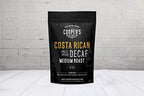 Decaf Costa Rican Coffee Medium Roast, Swiss Water Processed Decaffeinated - 12oz Bag