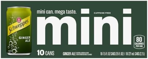 Schweppes, Mini Ginger Ale 12 Pack, 75 Fl Oz