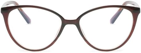 LJCZKA Blue Light Blocking Glasses for Women Cat Eye Anti Blue Light Glasses Cateye Computer Anti Eyestrain Eyeglasses