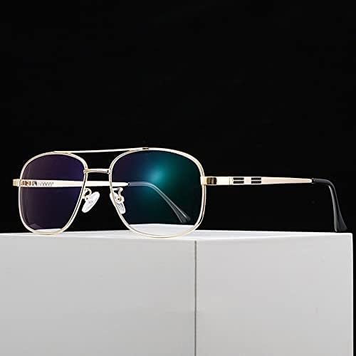 Men Photochromic Bifocal Reading Glasses Aviator Sunglasses Stylish Large Frame Readers Progressive Presbyopic Glasses