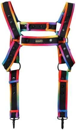 JOCKMAIL Men's Body Chest Harness Adjustable Elastic Waistband Sexy Underwear Halter Belt for Men