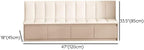Restaurant Booth Seating with Upholstered Back and Storage for Dining Room, Living Room, Entryway