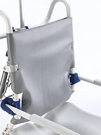 Invacare 1470081 Aquatec Ocean Ergo Shower Wheelchair withChest Safety Belt