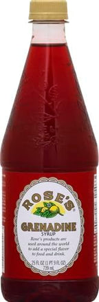 Rose's, Grenadine Syrup, 25 Fl Oz Bottle