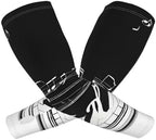 (Black White Music Note) Cooling Arm Sleeves with Thumb Hole Outdoor Gardening Sun Sleeves for Men Women