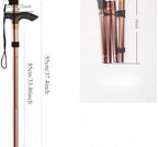 Adjustable Hiking Poles, Ergonomic Handle Walking Cane for Outdoor Climbing Snowshoeing