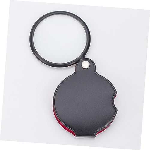 Beaupretty 5pcs Portable Handheld Magnifying Glasses Mini Leather Folding Loupes Soft Pouch Magnification for Boys and Girls Seniors Professionals