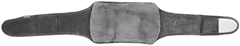 Uterus Warming Waist Belt, Dark Gray Adjustable Thick Soft Plush Cover for Hot Water Bottle, with Lengthened Hook Loop for Men Women, Keep Warm Comfortable Skin Friendly