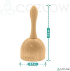 COZLOW Wood Therapy Massage Cup - Maderoterapia Massager for Body Sculpting, Fascia Release & Lymphatic Drainage - Wooden Cupping Massage Tool - Maderotherapy Helps Reduce Cellulite Appearance