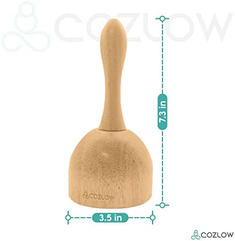 COZLOW Wood Therapy Massage Cup - Maderoterapia Massager for Body Sculpting, Fascia Release & Lymphatic Drainage - Wooden Cupping Massage Tool - Maderotherapy Helps Reduce Cellulite Appearance