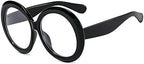 willochra Oversized Spring hinge Readers Blue Light Blocking Computer round Reading Glasses for Women Men
