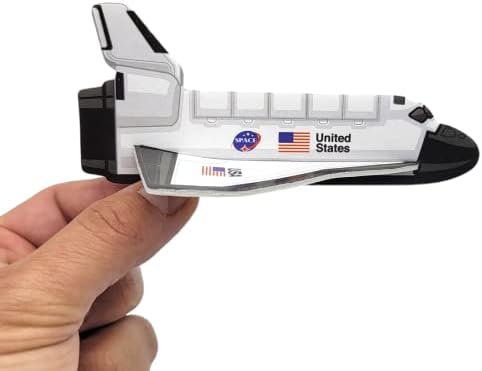 Zugar Land Space Shuttle Foam Gliders (5") Outer Space Cosmos Flying Toys. Plane Fun Jet (Six Gliders)