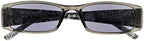 Eyekepper 5-Pack Spring Hinges Tiger Patterned Temples Rectangular Reading Sunglasses Sunshine Readers +2.25