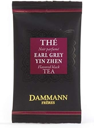 DAMMANN FRERES - Earl Grey Yin Zhen Tea - 120 wrapped crystal envelopped tea bags (bulk box)