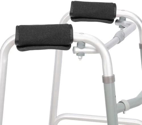 Walker Handle Cushions Universal Walk Hand Grip Covers Crutch Pads Washable Crutches Padding Pads for Crutches Padded Hand Covers for Rolling Wheelchair Walker Elderly Grippers Rollator Handle
