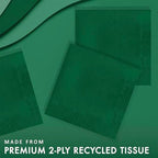 Hunter Green Luncheon Napkin, 2 Ply, Solid