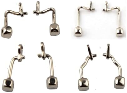 100 Pieces, Metal Glasses Frame Nose Pad Arms, Glasses Accessories, Nose Pad Holder for Nose Pad Arms Replacement,(B)