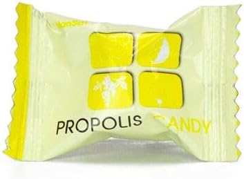 Propolis Candy Honey Lemon Mint – Propolis Extract Powder, Acacia Honey, Smooth Refreshing Flavor, Individually Enjoyable Candies in Twist-Open Tube, 30 Candy Pieces