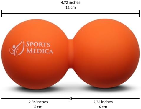 Peanut Massage Ball - Double Lacrosse and Peanut Ball Therapy | Trigger Point Deep Tissue Exercise | Back Muscle Foam Roller for Myofascial Release | Suboccipital Spine Device - Pressure Point