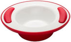 NRS Healthcare Red/White Soft Grip Keep Warm Thermo Bowl
