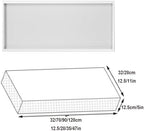Waterproof Shower Niche Recessed,Recessed Niche,Rectangle Shower Shelves Niche, Recessed Wall Shower Niche, Bathroom Shelf, Matte Toilet Paper Holders for Shampoo Soap an,Gray-b-120X28X12cm-47X11X5in